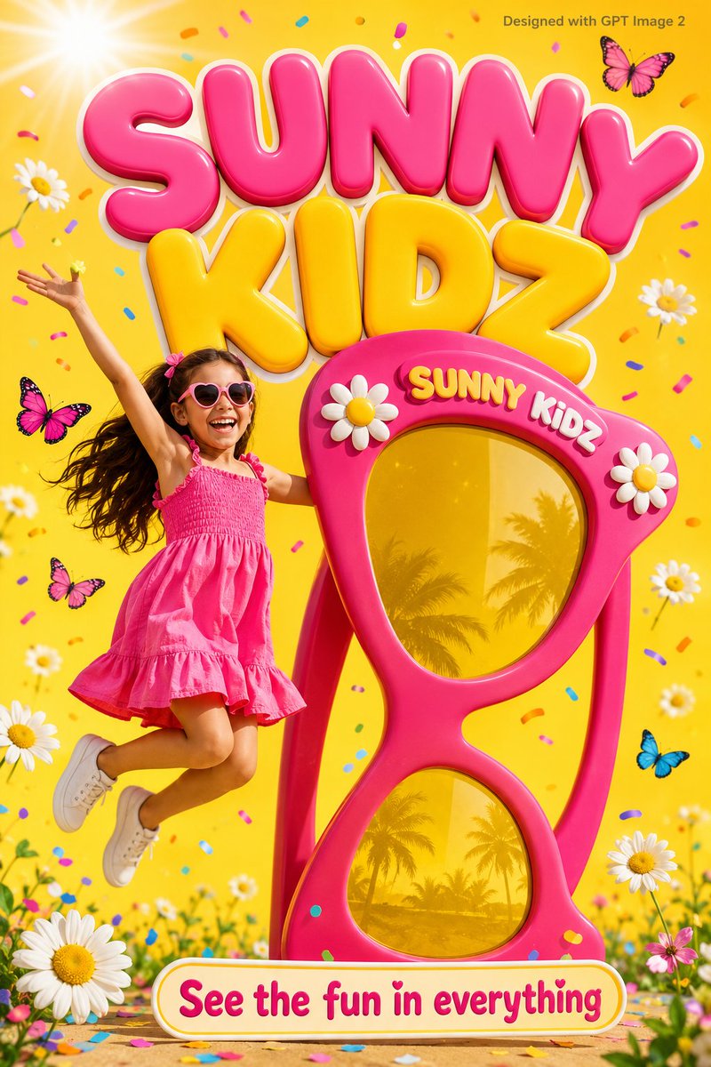 Sunny Kidz Summer Commercial Poster