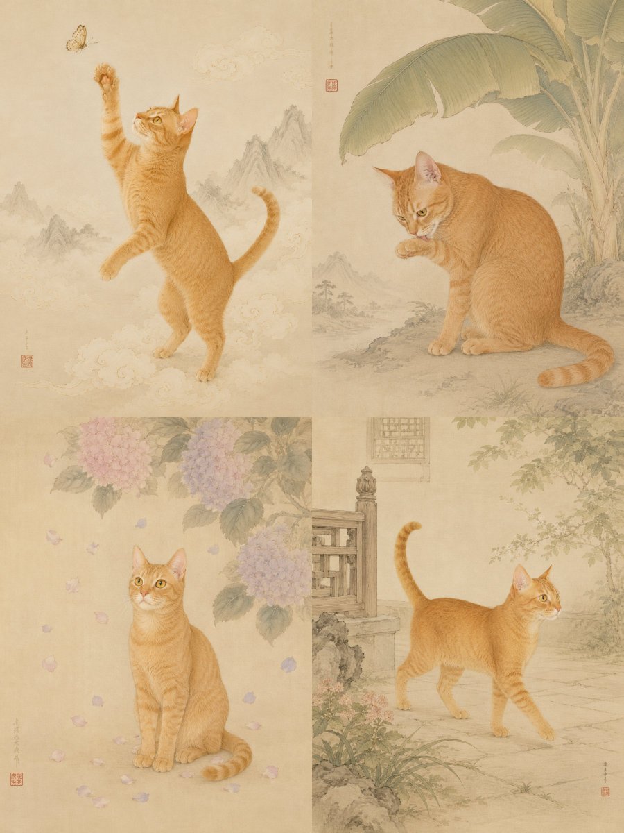Pet Gongbi Portrait Collection
