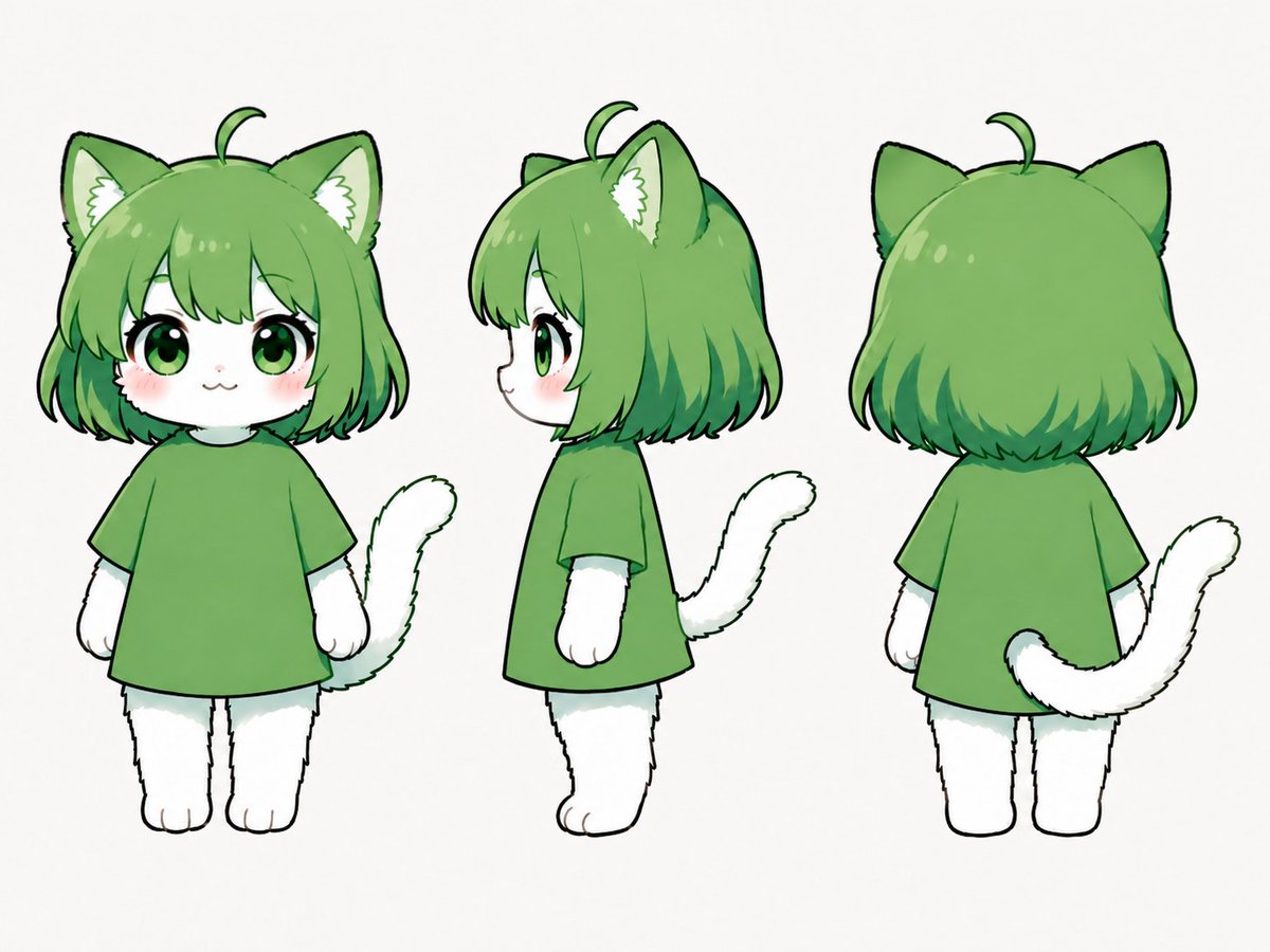 Cute Chibi Cat Girl