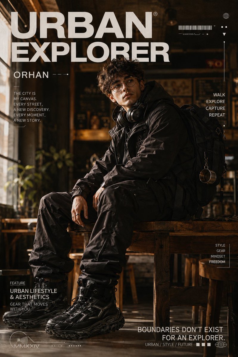 Urban Explorer Café Portrait