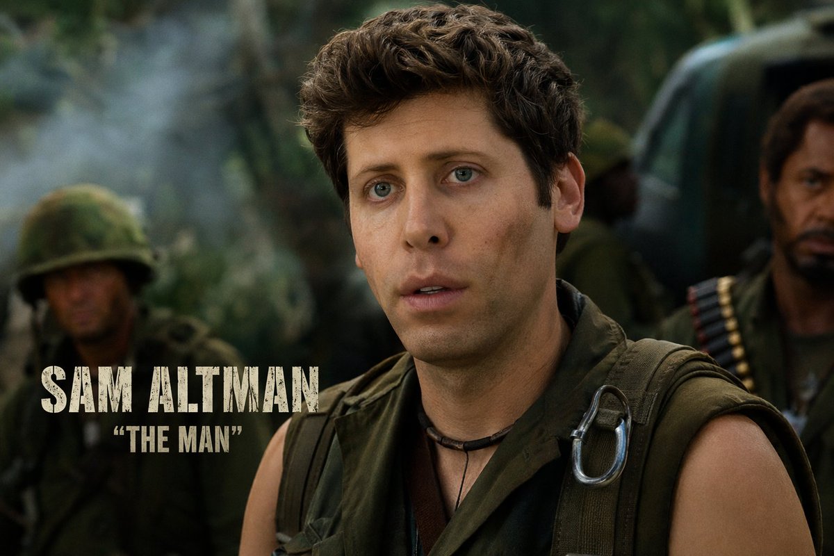 Altman Looks Like Tropical Thunder Star