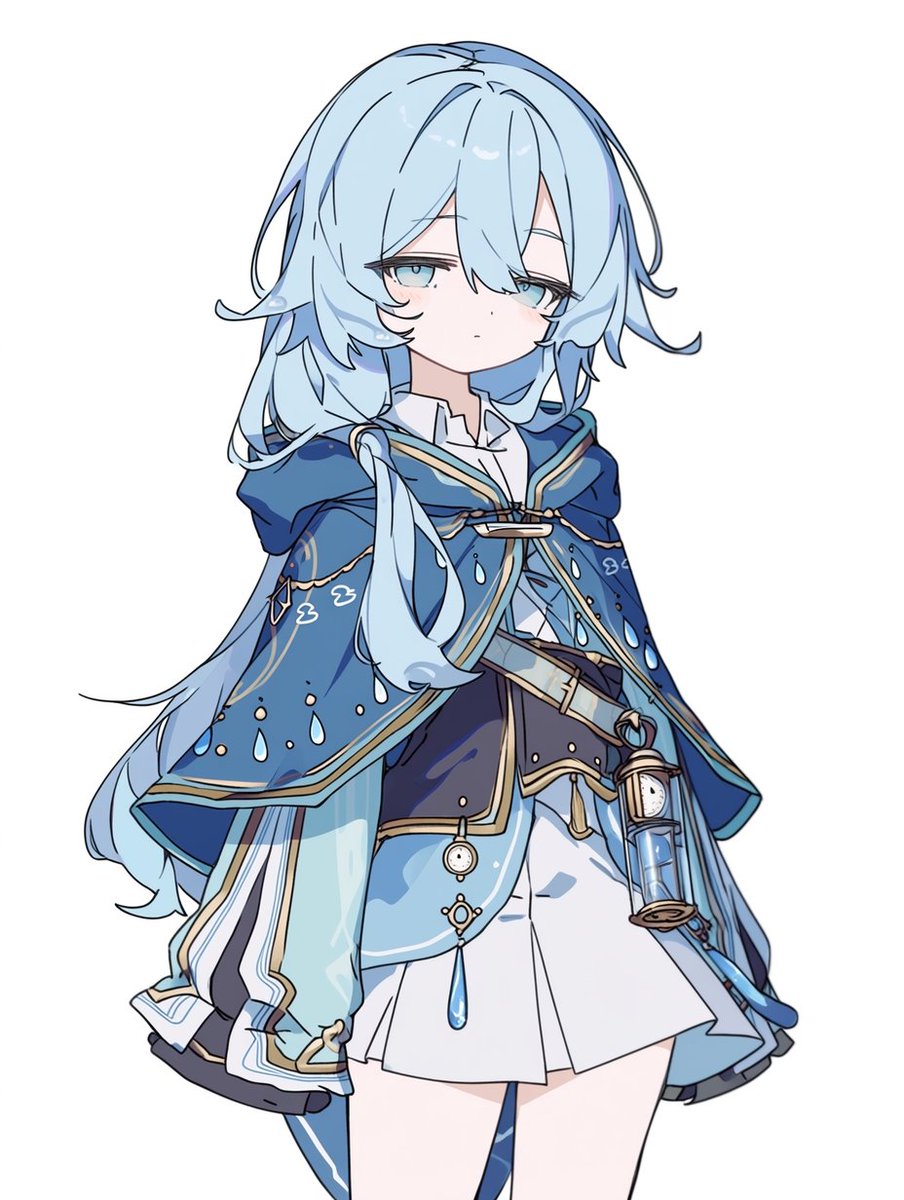 Rain Mage Girl Character Design