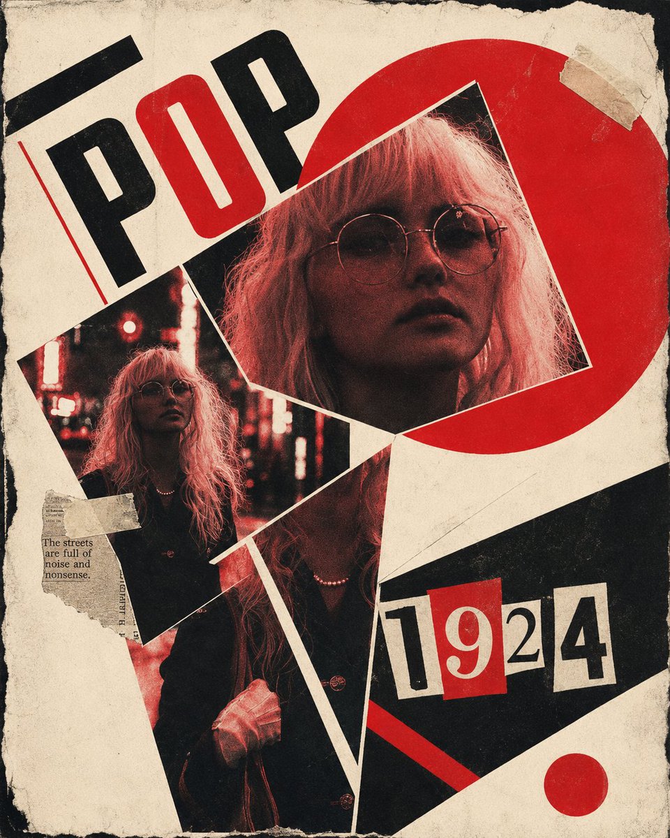 Avant-Garde Collage Poster