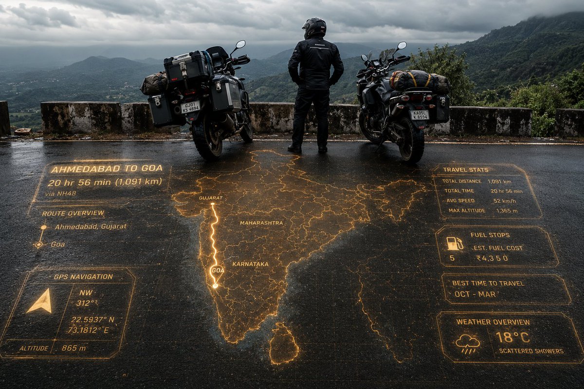 Holographic Moto Adventure Navigation