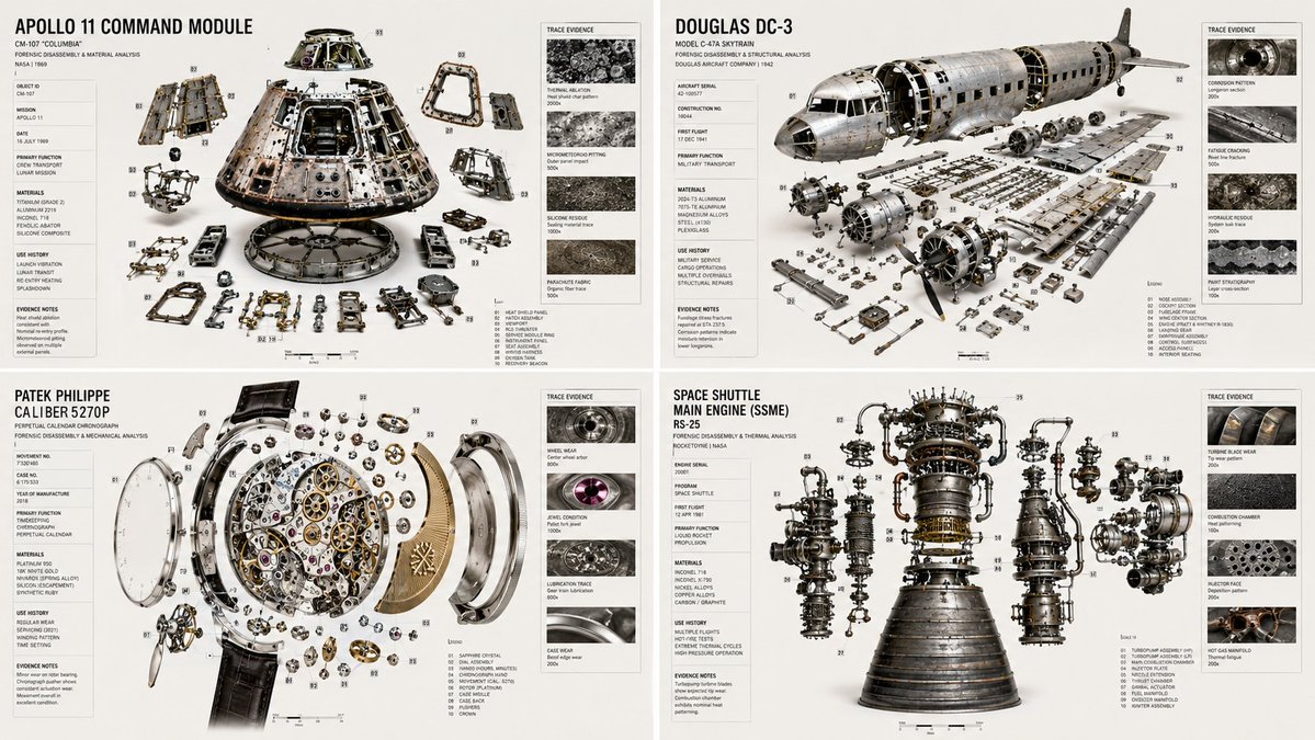 Forensic Luxury Machine Teardown Poster