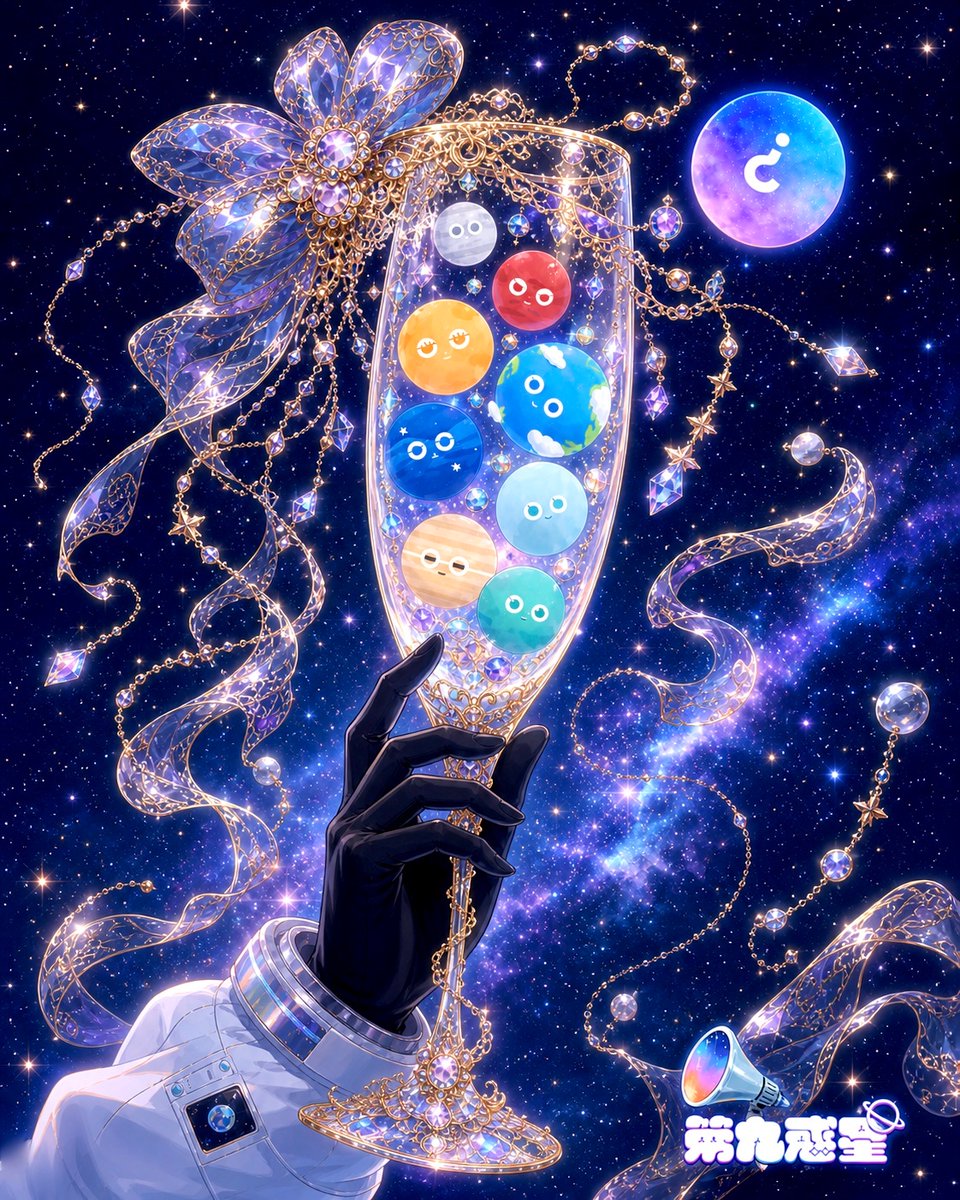 Cosmic Champagne Fantasy Dream
