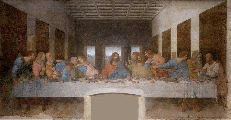 The Last Supper Restored Full View