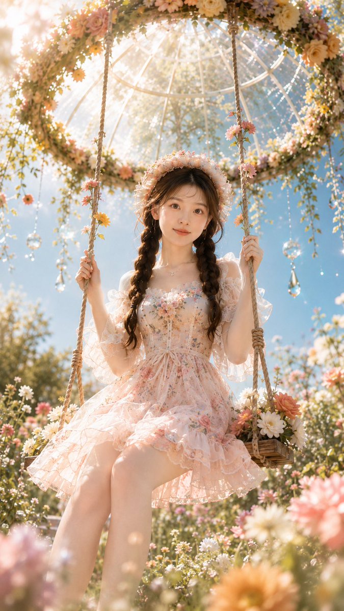 Dreamy Garden Princess Swing