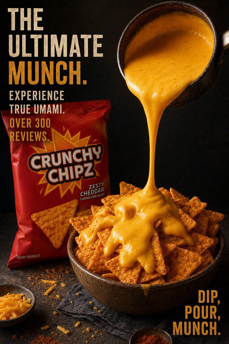 Dramatic Cheddar Cheese Chip Ad