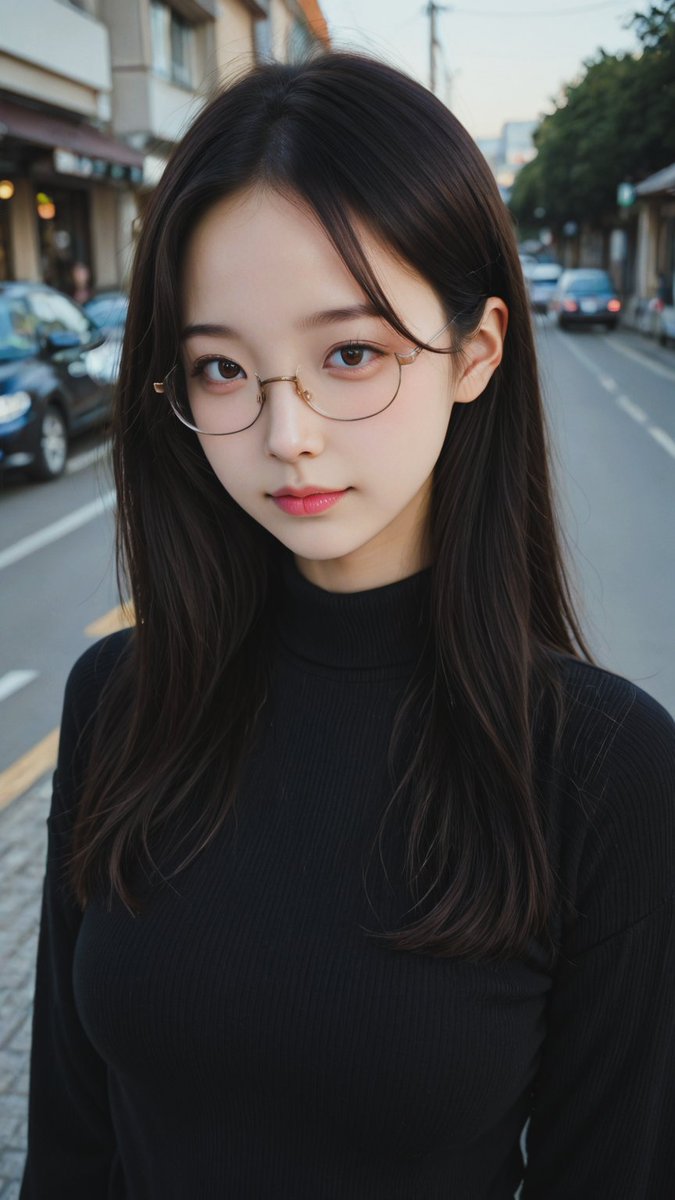 Blue Hour Street Portrait