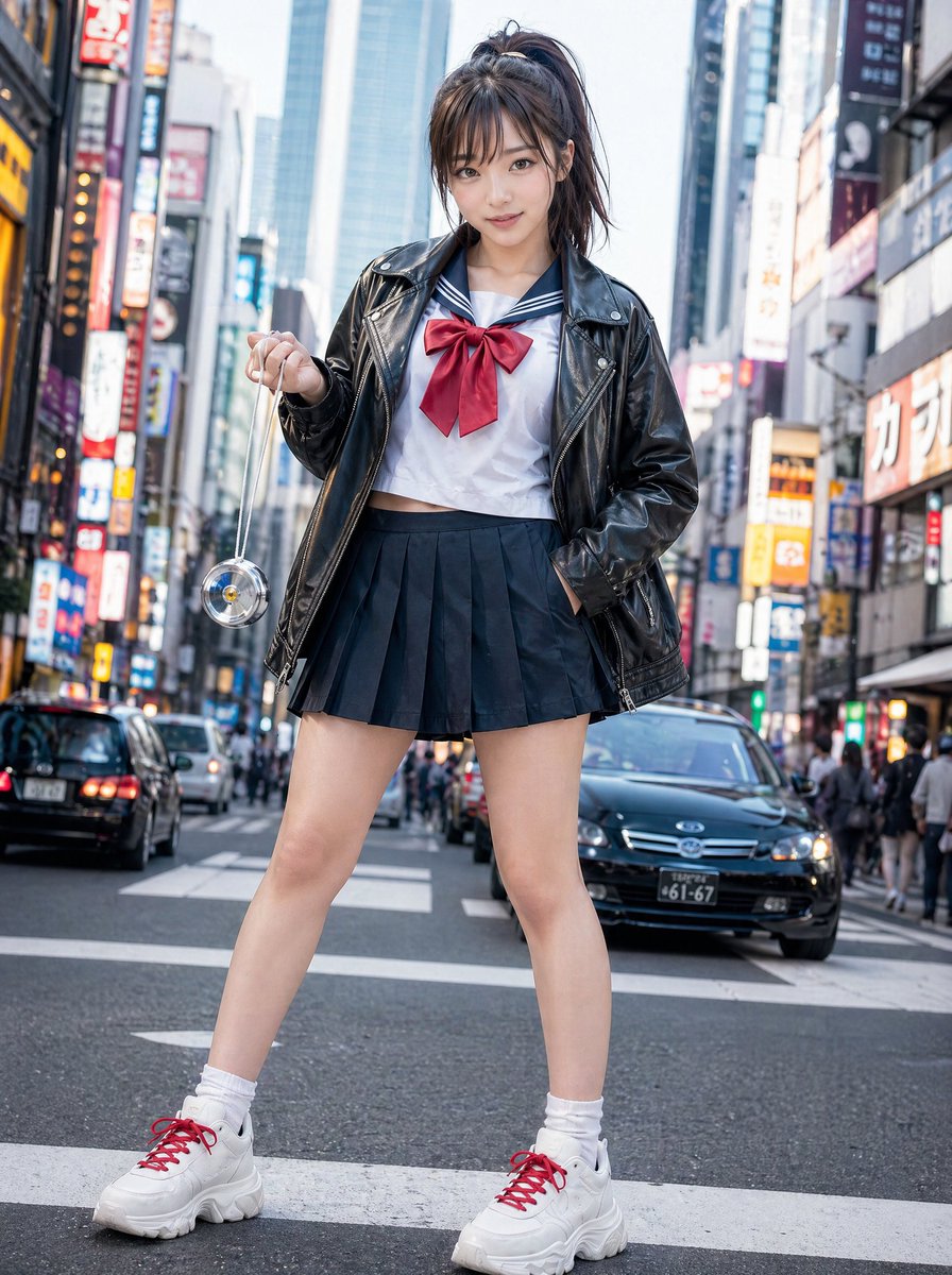 Tokyo Rebel Girl Street Portrait