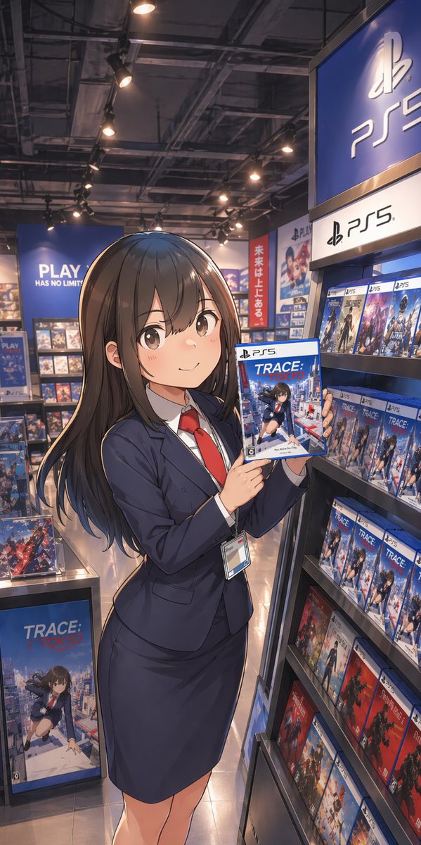 Anime Game Store Clerk Promo Art