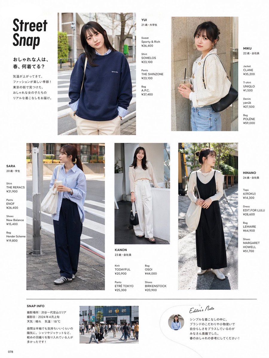 Japanese Street Fashion Snap