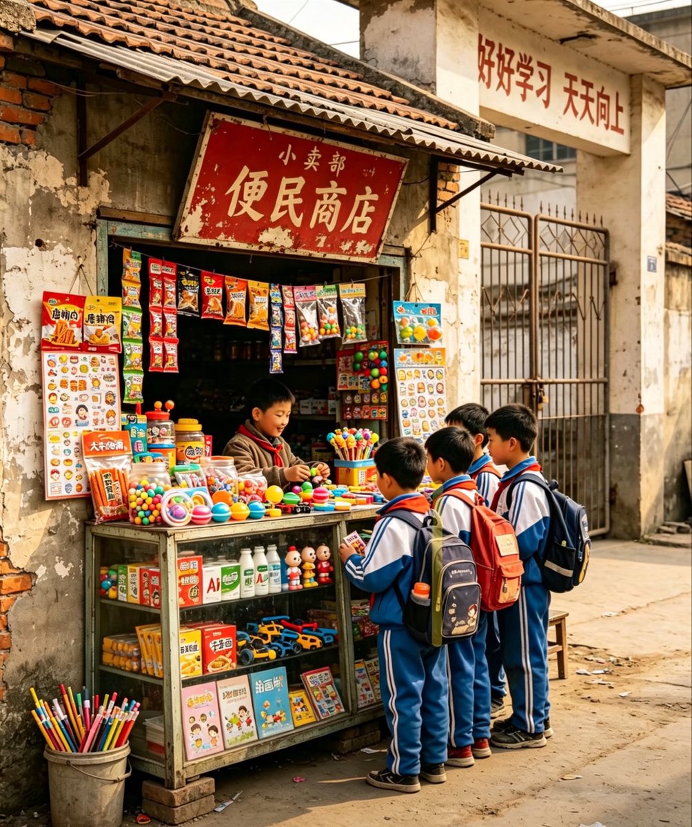 Nostalgic School Corner Shop