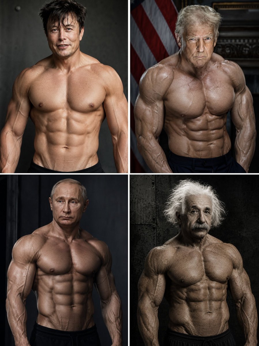 Ultra Realistic Muscular Man Portrait