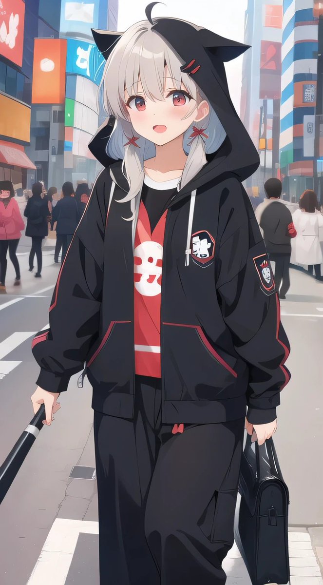 Shibuya Cat-Ear Street Fashion