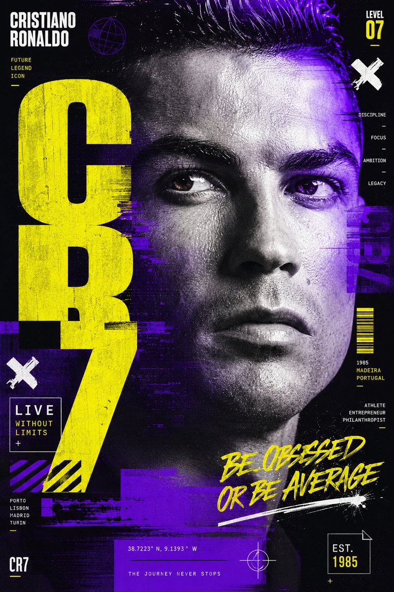 Ronaldo Disruptive Visual Poster