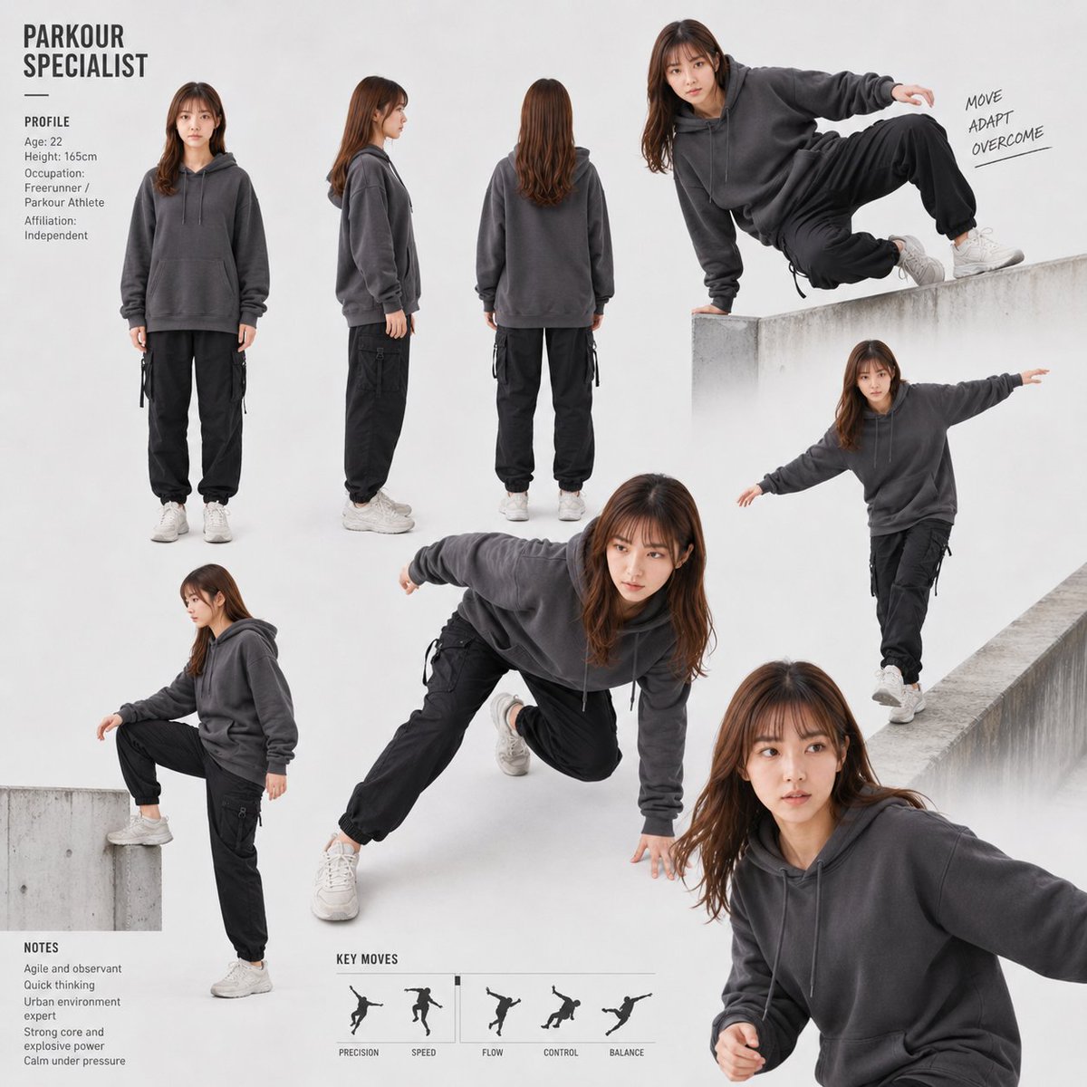Parkour Specialist Concept Sheet