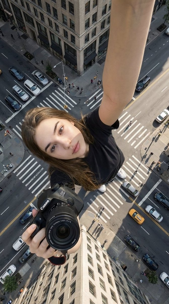 Giant Selfie Forced Perspective