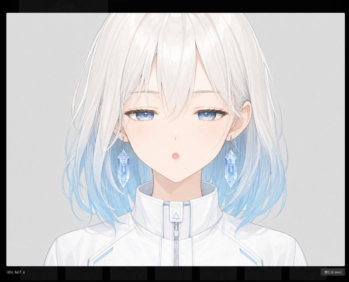 Anime Modular Character Base Portrait