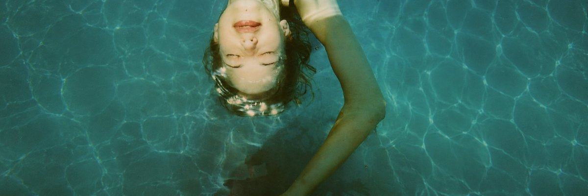 Anonymized Cinematic Underwater Swimmer