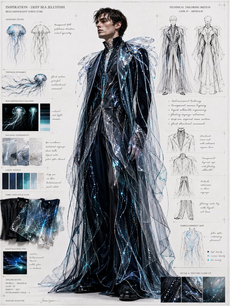 Deep Sea Jellyfish Menswear