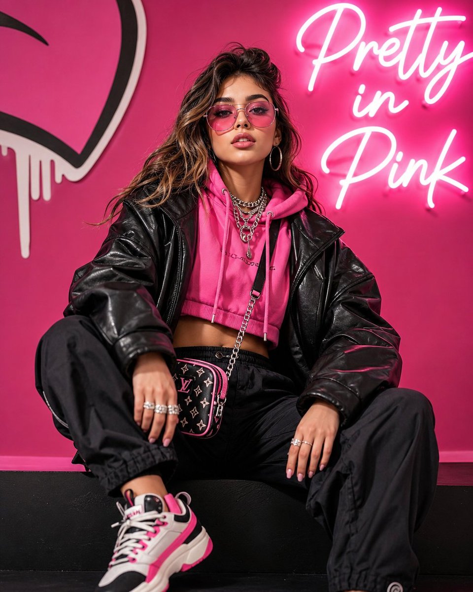 Streetwear Pop Fashion Portrait