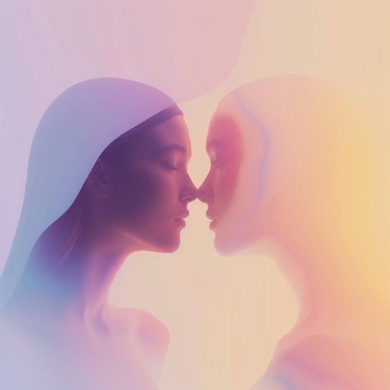 Abstract Warm Gradient Profiles Facing Each Other