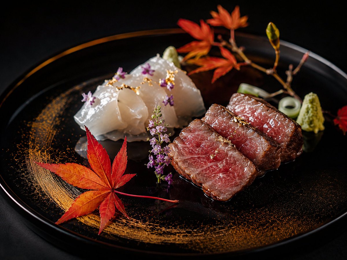 Kaiseki Wagyu Sashimi Art