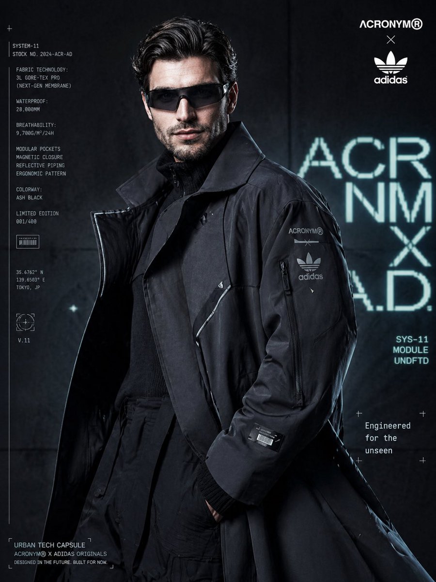 Cyber Techwear Fashion Campaign