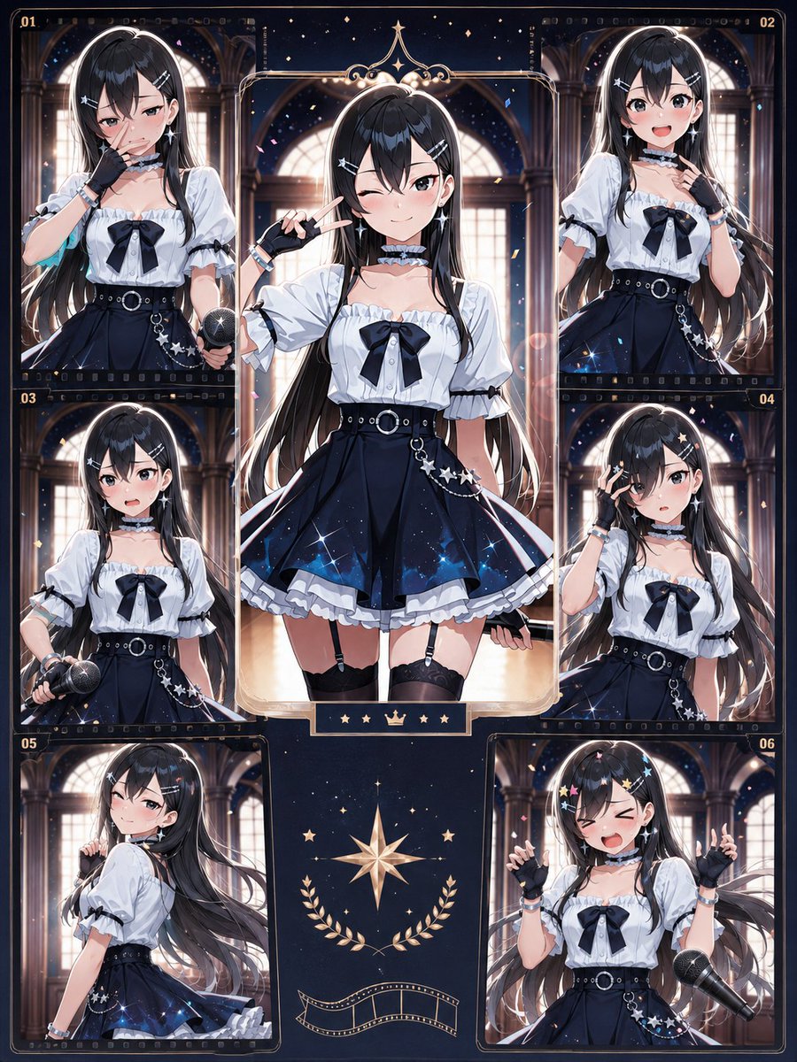 Gothic Idol Starlight Collage