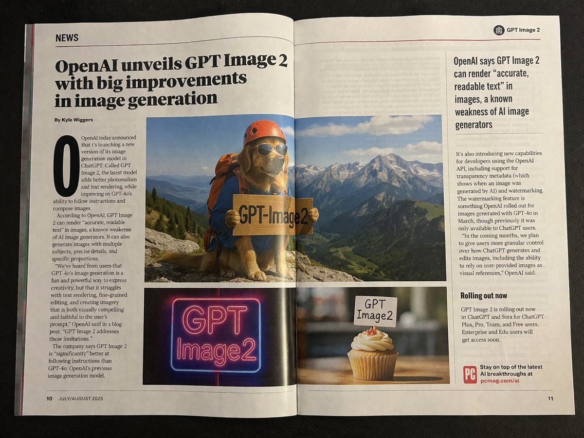 Magazine Spread GPT Image 2