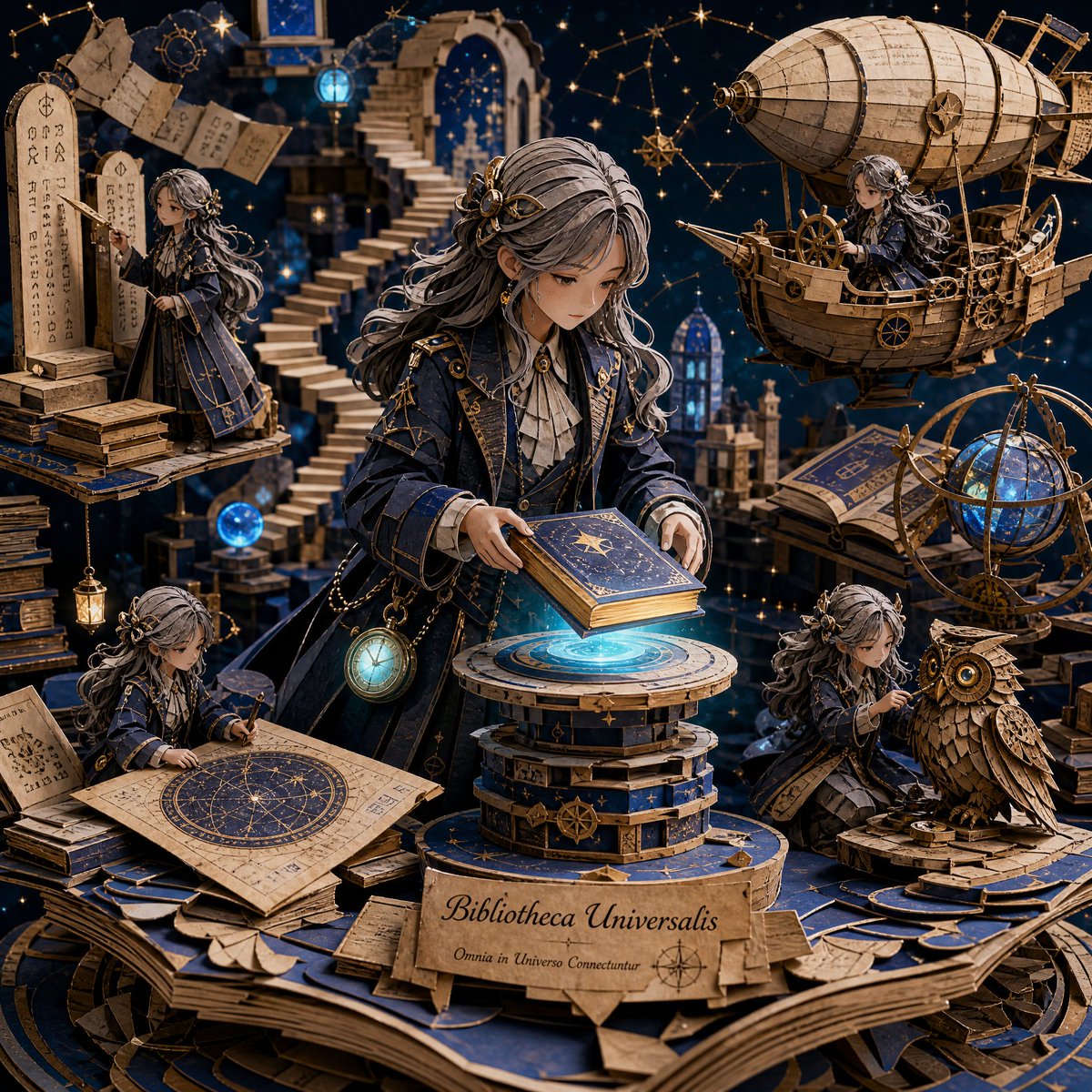 Cosmic Papercraft Library Explorer
