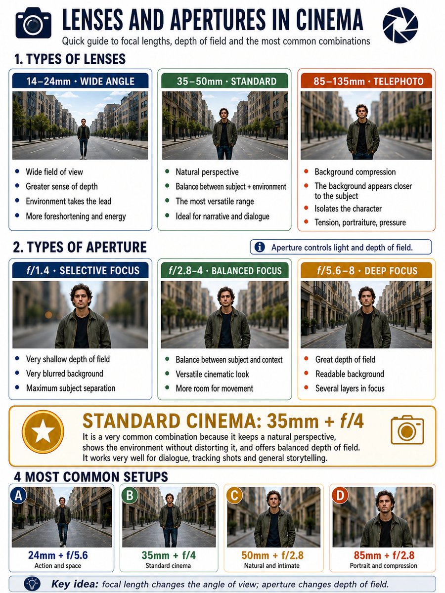 Cinema Lens & Aperture Guide