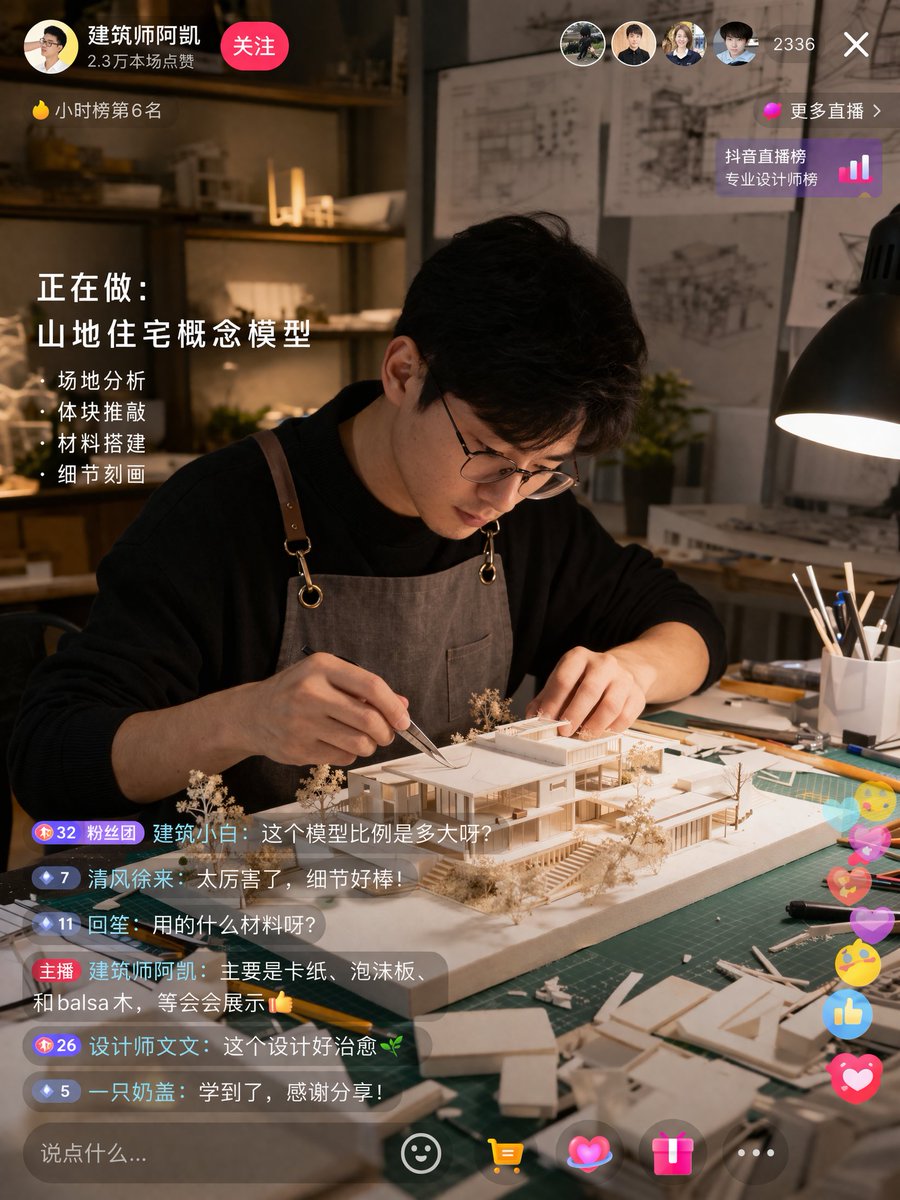 Architect Livestreaming Model Build