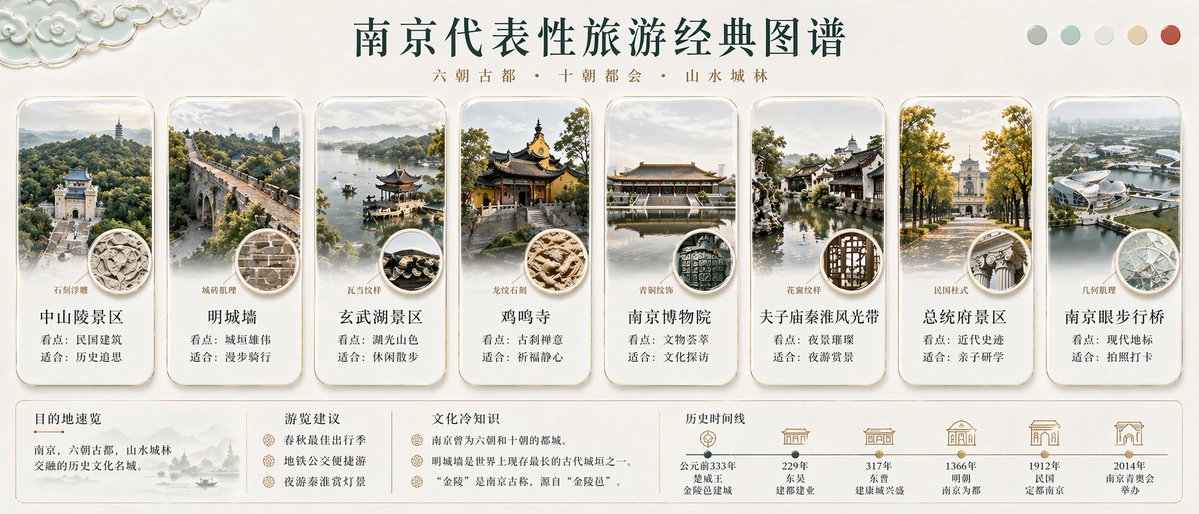 Nanjing Classic Tourism Atlas Guide