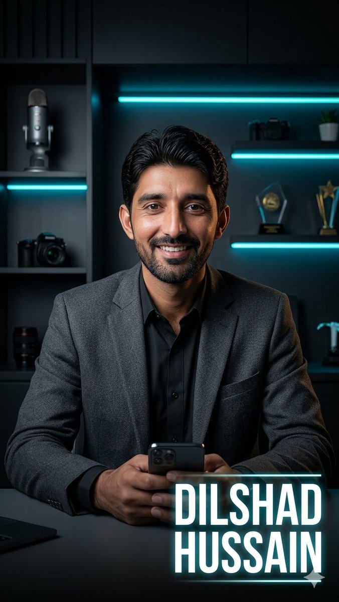 Tech Entrepreneur Portrait Poster