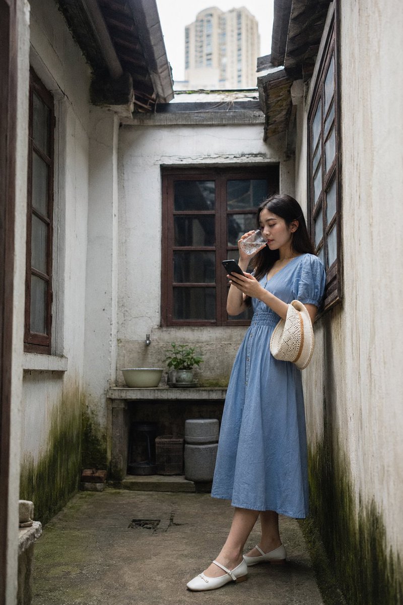 Shanghai Courtyard Afternoon
