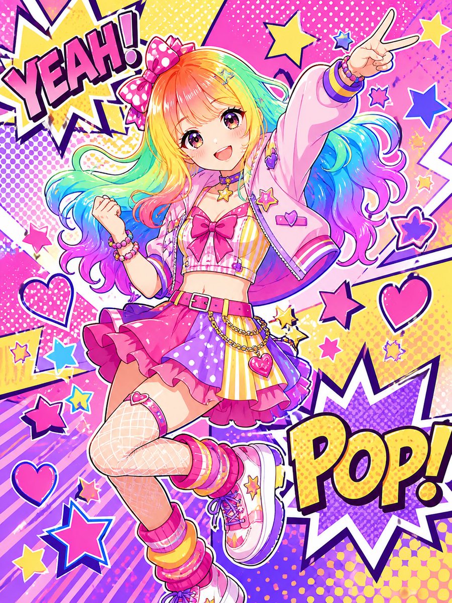 Rainbow Idol Pop Jump