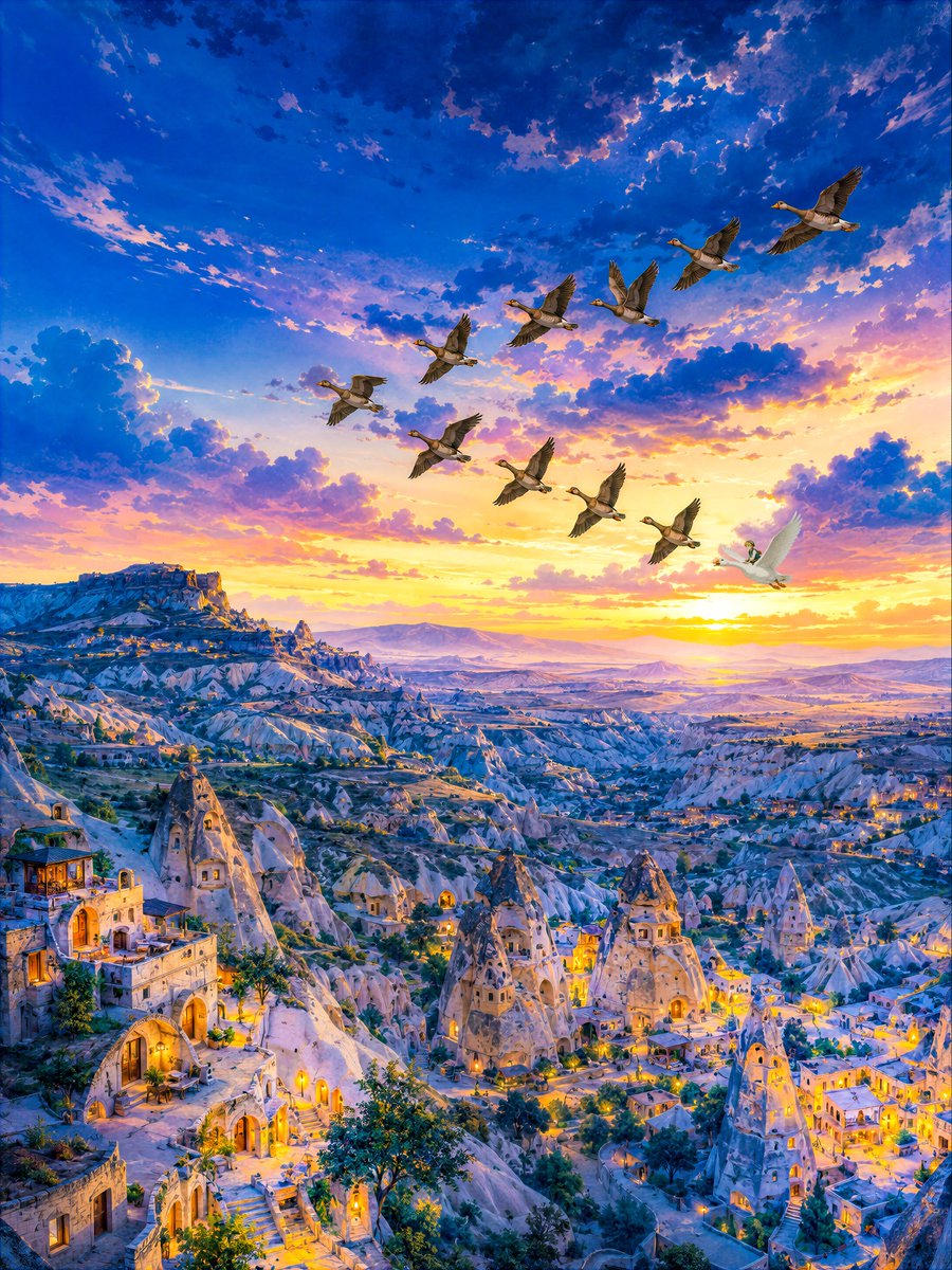 Twilight Cappadocia Fantasy Vista