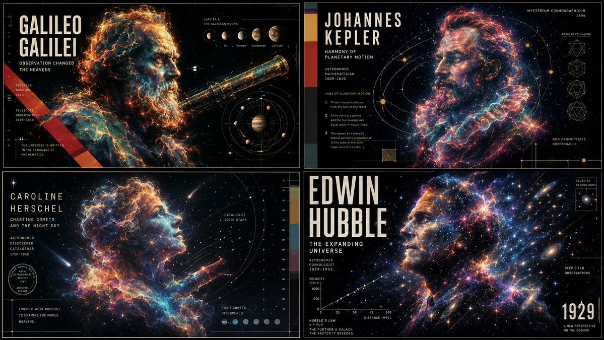 Ethereal Astronomer Data Portraits