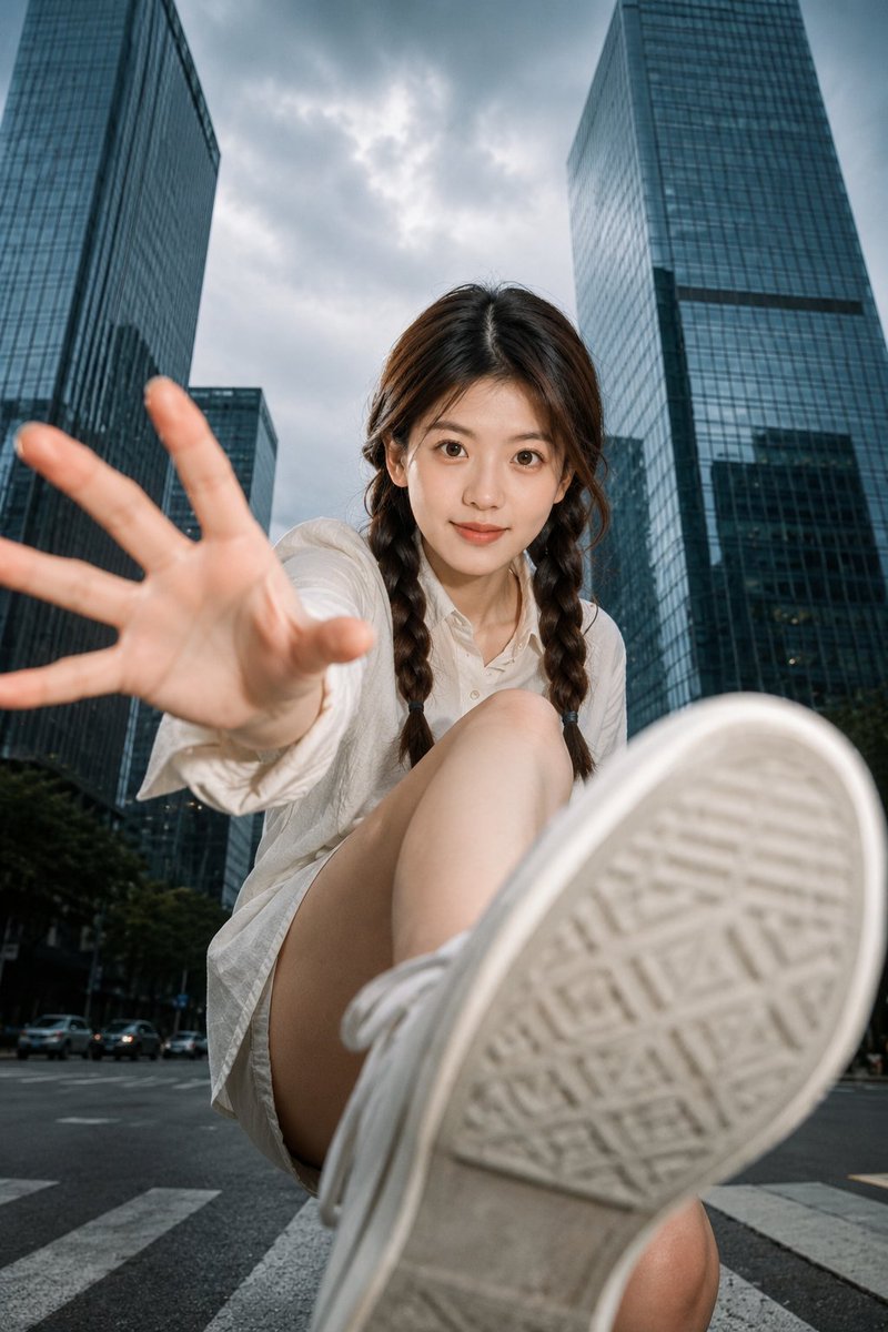 Low Angle Urban Street Fashion
