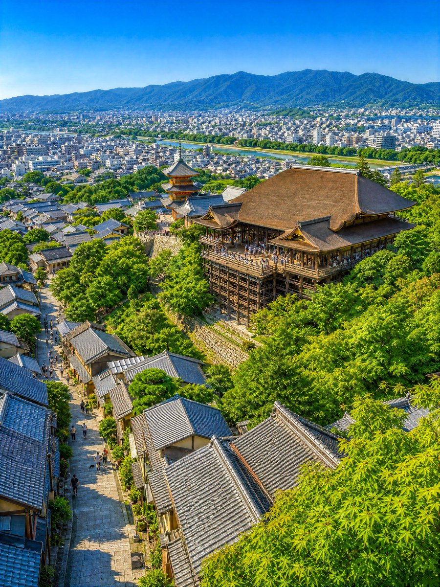 Kyoto Kiyomizu Summer Vista