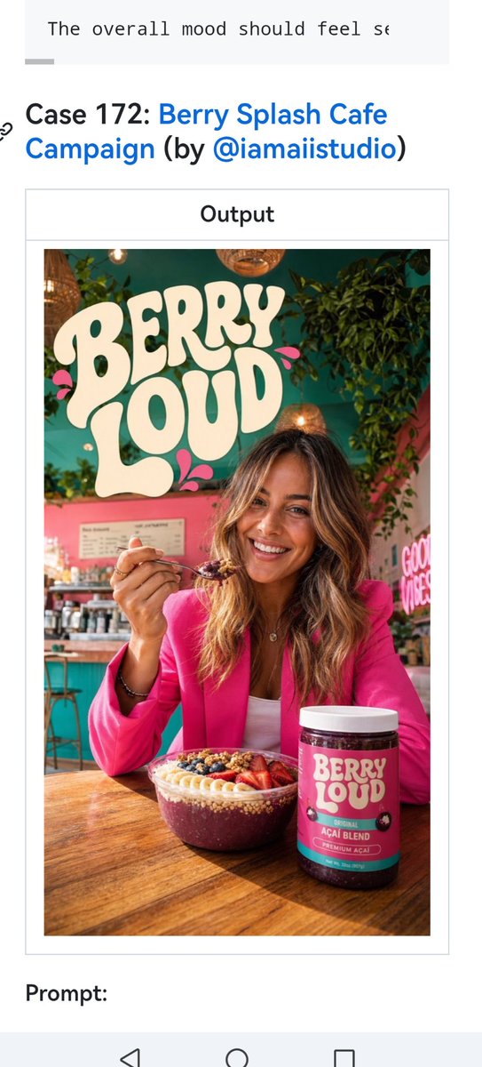 Berry Cafe Ad Poster Design