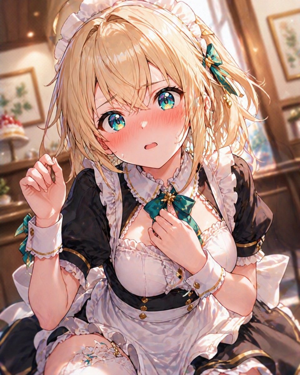 Anime Maid Cafe Portrait