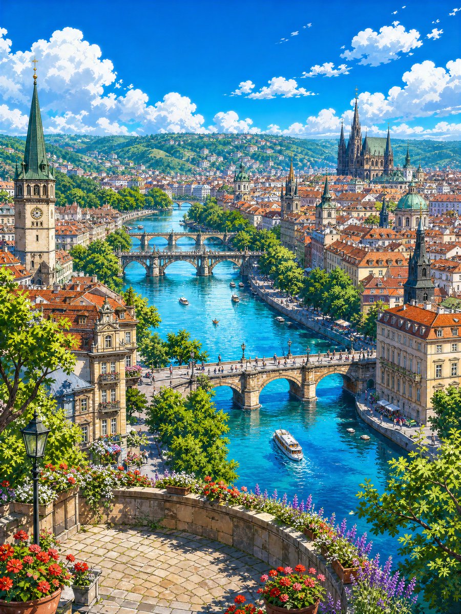 Fantasy Flower Terrace River City