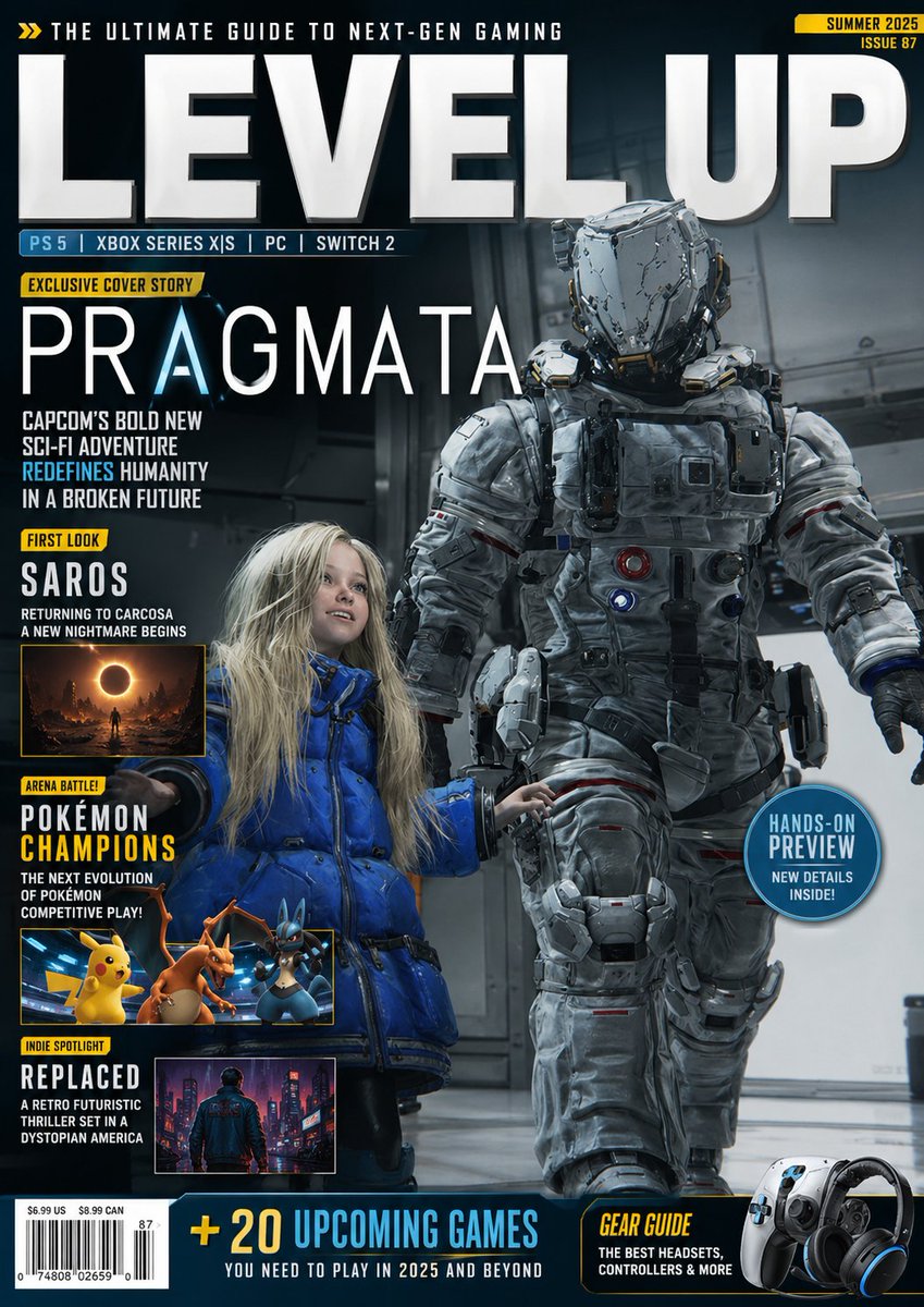 Video Game Magazine Cover Design