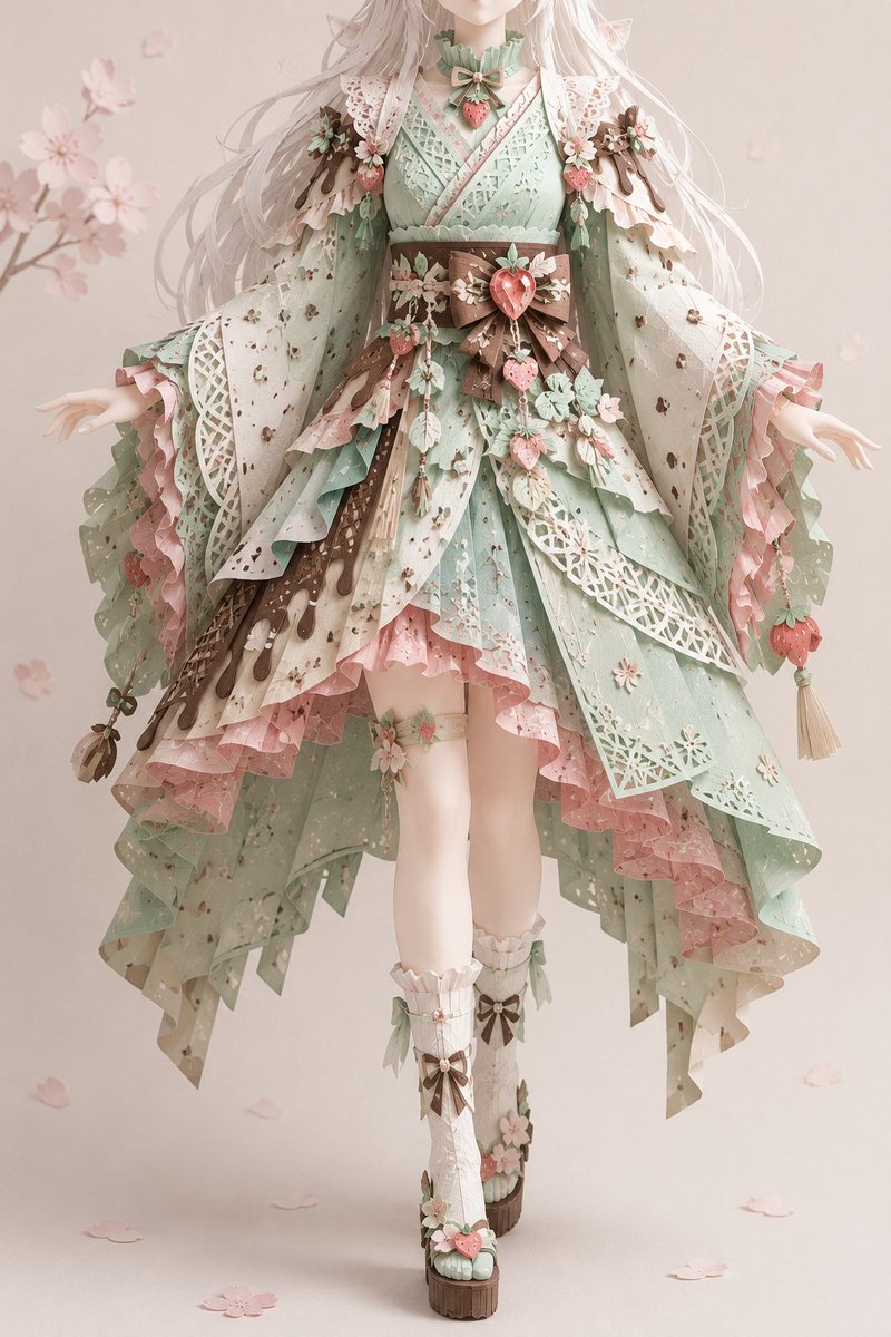Kirie Washi Paper Fashion Art