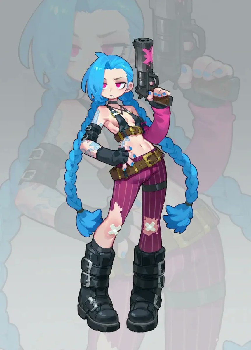 Chibi Gunslinger Girl Character Art
