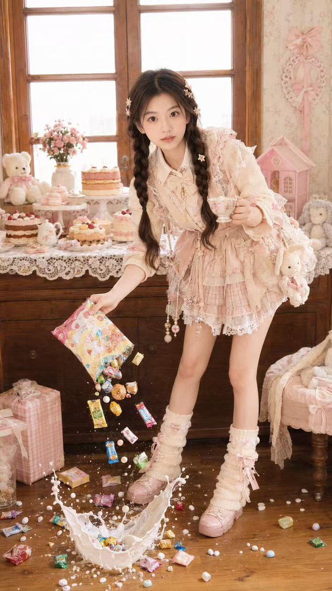 Candy Tea Party Dream Portrait